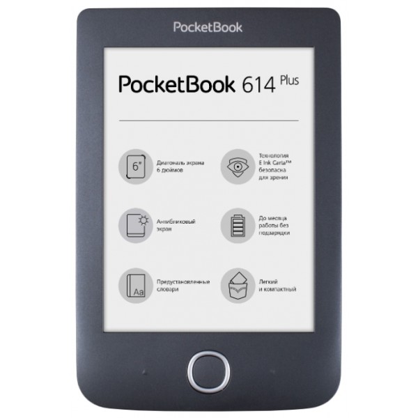 Электронная книга PocketBook 614 Plus (Black)